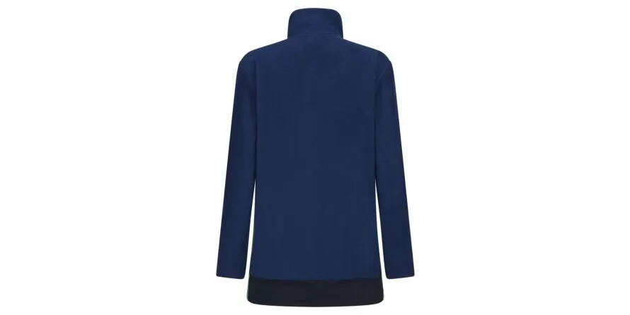 ESD-fleecejack met lange ritssluiting, dames, marineblauw/groen, L